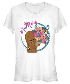 Junior’s Star Wars Mother’s Day Chewbacca #1 Mom T-Shirt