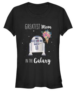 Junior’s Star Wars Mother’s Day R2-D2 Greatest Mom in the Galaxy T-Shirt