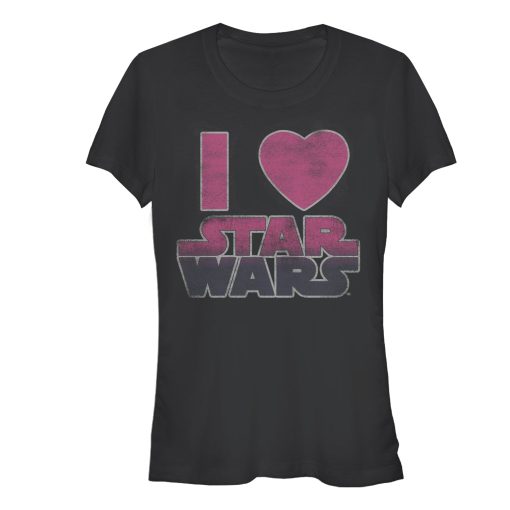 Junior’s Star Wars Movie Love T-Shirt