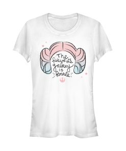 Junior’s Star Wars Princess Leia Future Galaxy is Female T-Shirt