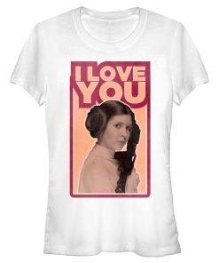 Junior’s Star Wars Princess Leia Quote I Love You T-Shirt