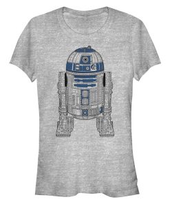 Junior’s Star Wars R2-D2 Detailed Droid T-Shirt