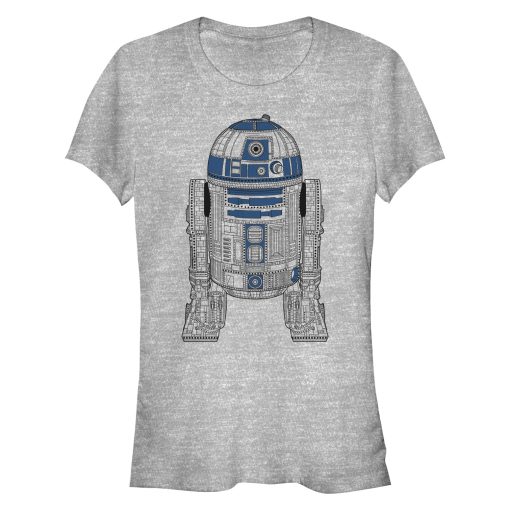 Junior’s Star Wars R2-D2 Detailed Droid T-Shirt