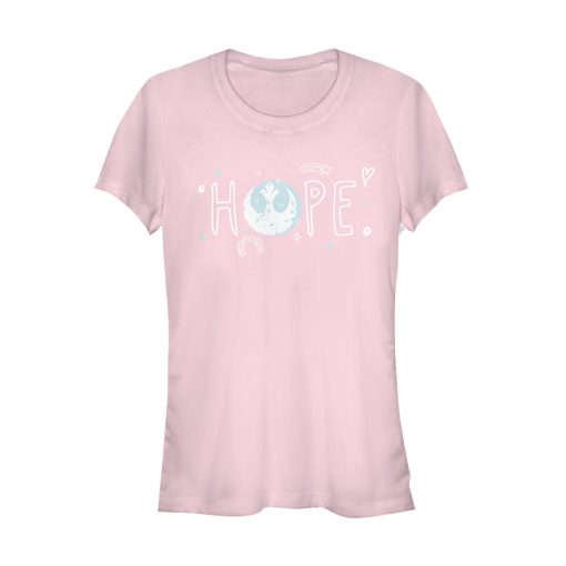 Junior’s Star Wars Rebel Hope Symbol T-Shirt