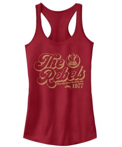 Junior’s Star Wars Rebels Vintage Title Racerback Tank Top