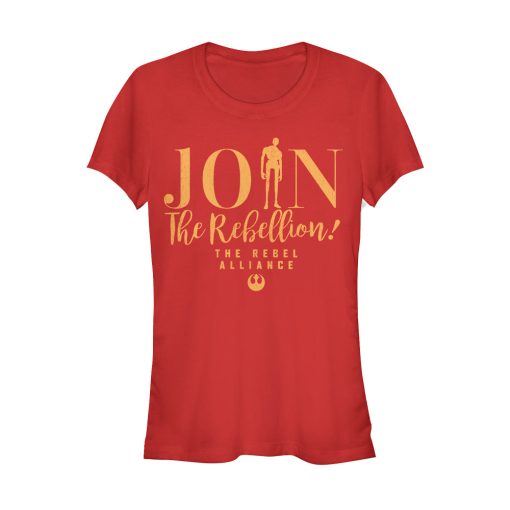 Junior’s Star Wars Rogue One K-2SO Join Rebellion T-Shirt