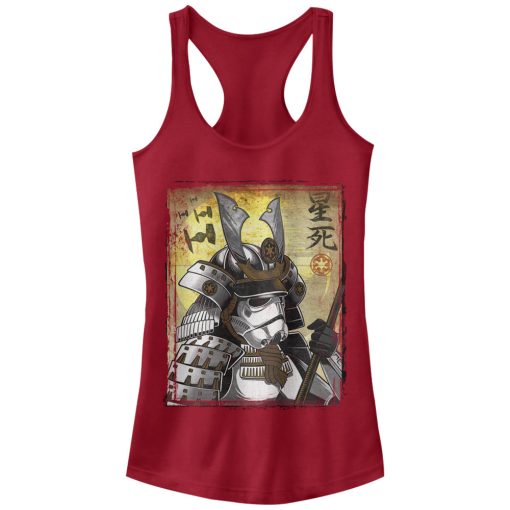 Junior’s Star Wars Samurai Stormtrooper Racerback Tank Top