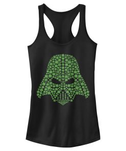 Junior’s Star Wars Shamrock Darth Vader Racerback Tank Top