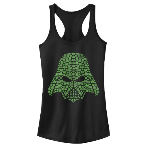 Junior’s Star Wars Shamrock Darth Vader Racerback Tank Top