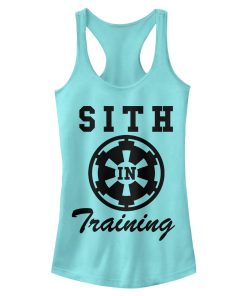 Junior’s Star Wars Sith In Training Emblem Racerback Tank Top