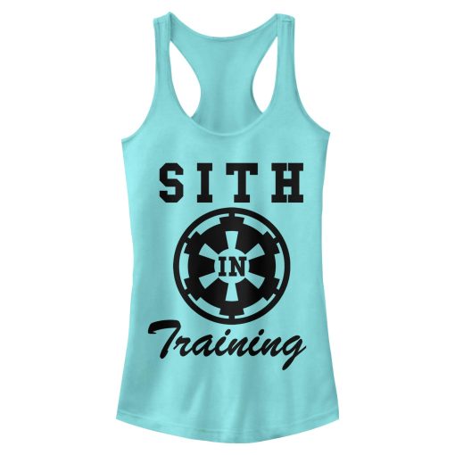 Junior’s Star Wars Sith In Training Emblem Racerback Tank Top