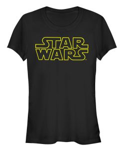 Junior’s Star Wars Sleek Movie Logo T-Shirt
