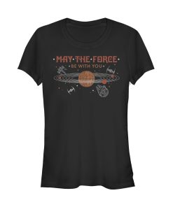 Junior’s Star Wars Solar System of Force T-Shirt