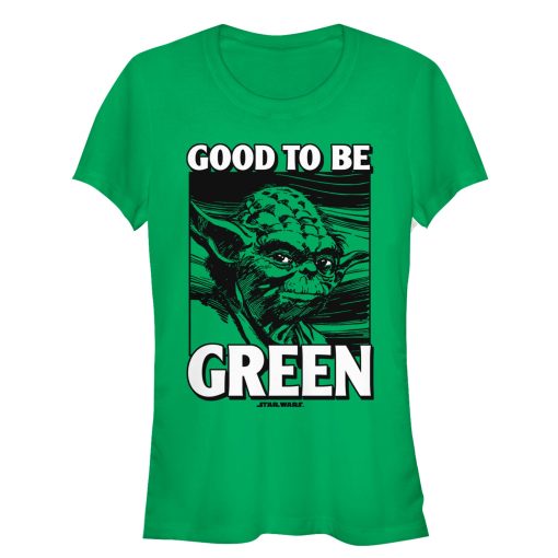 Junior’s Star Wars St. Patrick’s Day Yoda Good to Be T-Shirt