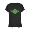 Junior’s Star Wars St. Patrick’s Yoda Clover Face T-Shirt
