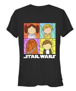 Junior’s Star Wars Stained Glass Rebels T-Shirt