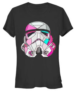 Junior’s Star Wars Stained Glass Stormtrooper T-Shirt