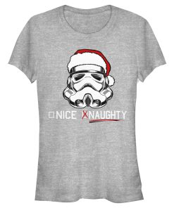 Junior’s Star Wars Stormtrooper Naughty List T-Shirt