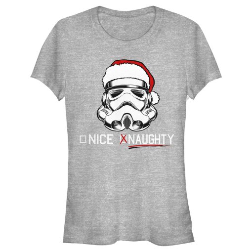 Junior’s Star Wars Stormtrooper Naughty List T-Shirt