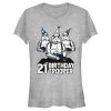 Junior’s Star Wars Stormtrooper Party Hats Trio 21st Birthday Trooper T-Shirt