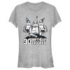 Junior’s Star Wars Stormtrooper Party Hats Trio 30th Birthday Trooper T-Shirt