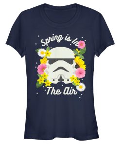 Junior’s Star Wars Stormtrooper Spring is in the Air T-Shirt
