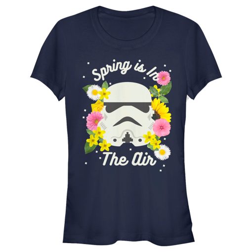 Junior’s Star Wars Stormtrooper Spring is in the Air T-Shirt