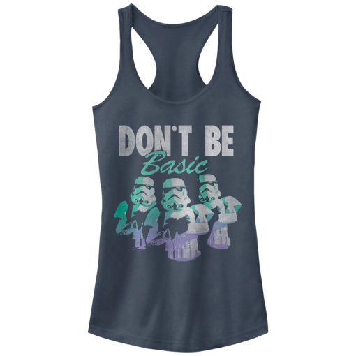 Junior’s Star Wars Stormtroopers Don’t Be Basic Racerback Tank Top