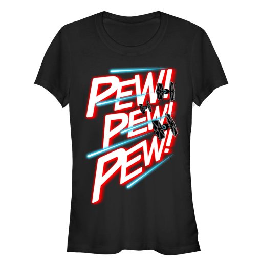 Junior’s Star Wars TIE Fighter Pew Pew Pew T-Shirt