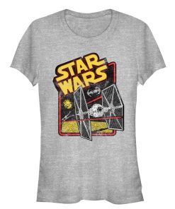 Junior’s Star Wars TIE Fighter Retro Frame T-Shirt