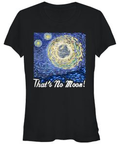 Junior’s Star Wars That’s No Moon Art T-Shirt