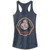 Junior’s Star Wars The Force Awakens BB-8 Badge Racerback Tank Top