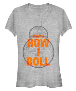 Junior’s Star Wars The Force Awakens BB-8 That’s How I Roll T-Shirt