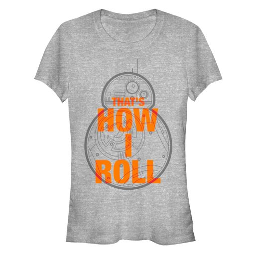 Junior’s Star Wars The Force Awakens BB-8 That’s How I Roll T-Shirt