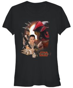 Junior’s Star Wars The Force Awakens Characters T-Shirt