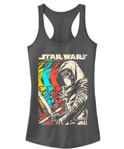 Junior’s Star Wars The Force Awakens Kylo Ren Copies Racerback Tank Top