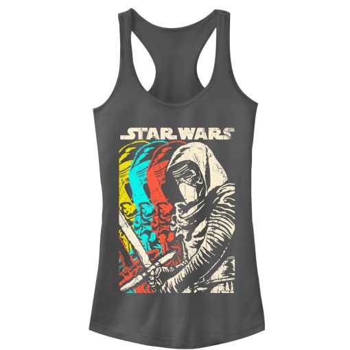 Junior’s Star Wars The Force Awakens Kylo Ren Copies Racerback Tank Top