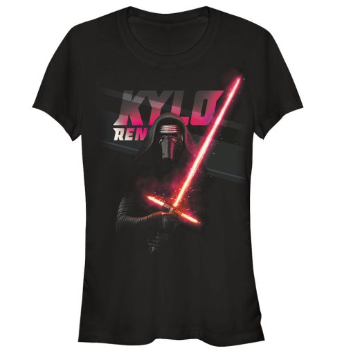 Junior’s Star Wars The Force Awakens Kylo Ren in the Shadows T-Shirt