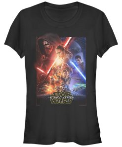 Junior’s Star Wars The Force Awakens Movie Poster T-Shirt