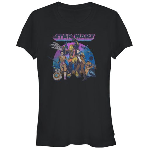 Junior’s Star Wars The Force Awakens Poe Dameron Crew T-Shirt