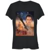 Junior’s Star Wars The Force Awakens Rey Collage T-Shirt