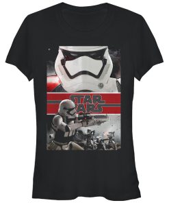 Junior’s Star Wars The Force Awakens Stormtroopers Push Forward T-Shirt