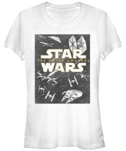 Junior’s Star Wars The Force Awakens Vintage Box T-Shirt
