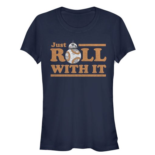 Junior’s Star Wars The Last Jedi BB-8 Just Roll T-Shirt