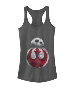 Junior’s Star Wars The Last Jedi BB-8 Rebel Symbol Racerback Tank Top