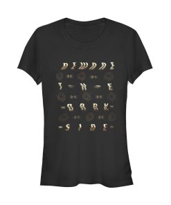 Junior’s Star Wars The Last Jedi Beware Dark Side Distort T-Shirt