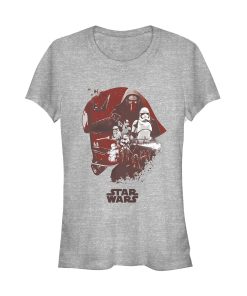 Junior’s Star Wars The Last Jedi Captain Phasma Helmet T-Shirt