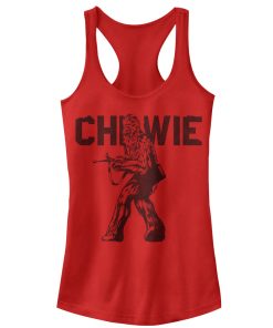 Junior’s Star Wars The Last Jedi Chewie Racerback Tank Top