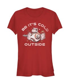Junior’s Star Wars The Last Jedi Christmas Cold BB-8 T-Shirt