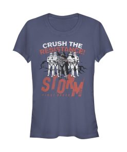 Junior’s Star Wars The Last Jedi Crush the Resistance T-Shirt